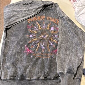 Cosmic vibes pull over sweater